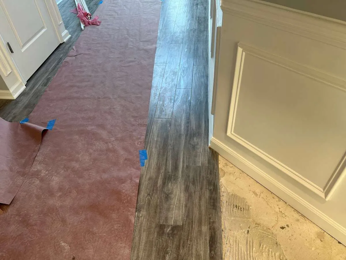 Completed marble shower restoration in Montville